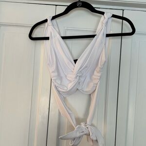 White Princess Polly crop top